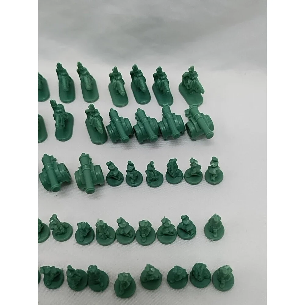 Set Of (60) 1999 Risk Gray Board Game Player Pieces